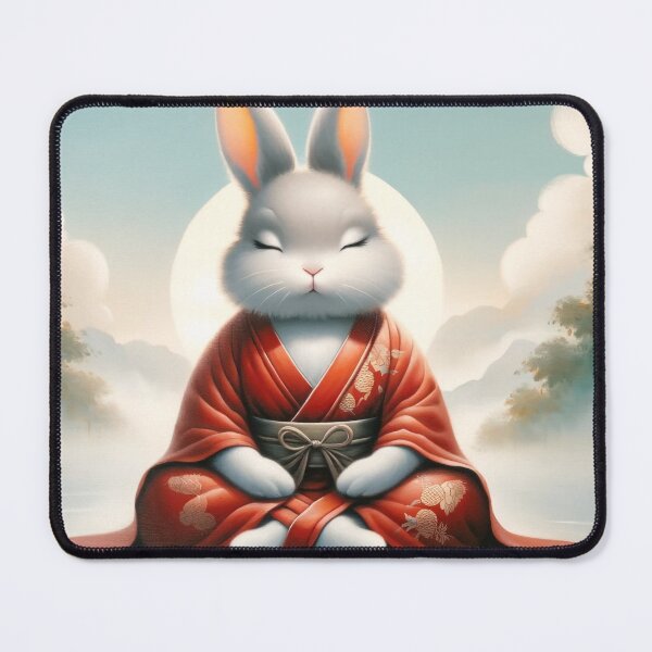 Item preview, Peaceful calm cute Rabbit designed and sold by DivineMovement.