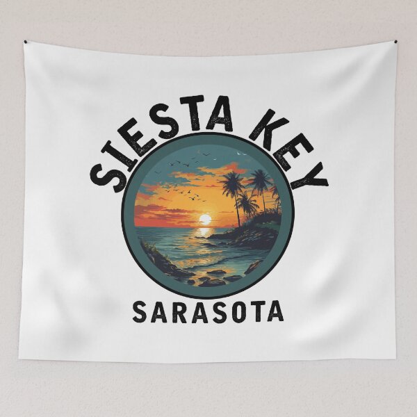 Item preview, Siesta Key - Sarasota (with Black Lettering) designed and sold by VelvetRoom.