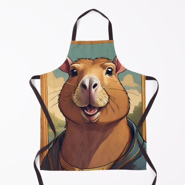 Item preview, Retrato de capibara "clásico" - capibara divertido designed and sold by PXEpic.