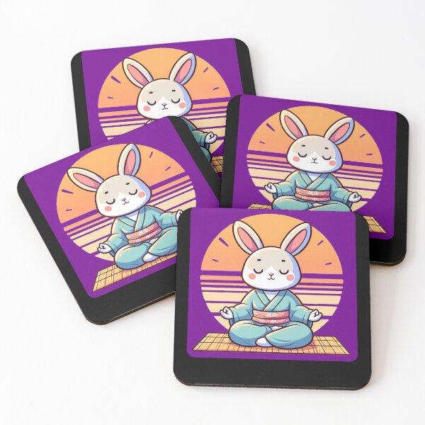 Item preview, Rabbit Meditating designed and sold by DivineMovement.