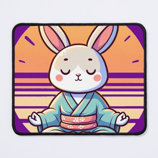Item preview, Rabbit Meditating designed and sold by DivineMovement.
