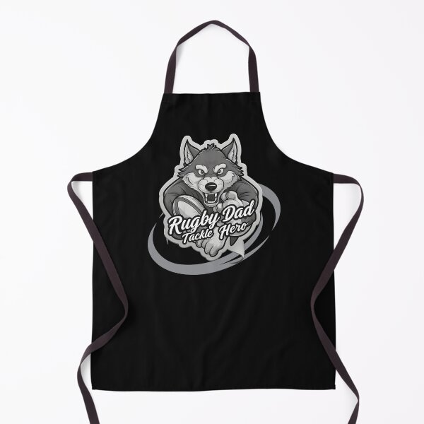 Item preview, Rugby Dad Tackle Hero Action Player Wolf designed and sold by Oz64.