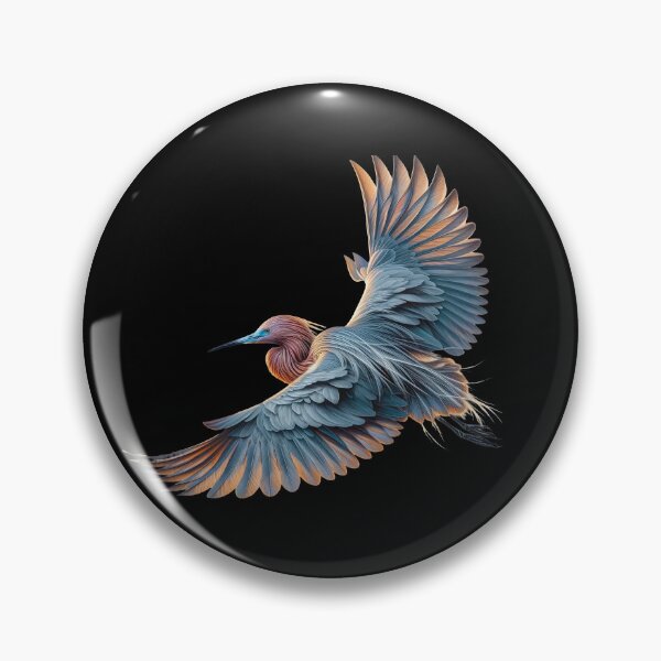 Item preview, Stunning Reddish Egret in Flight Design designed and sold by SandbarTees.