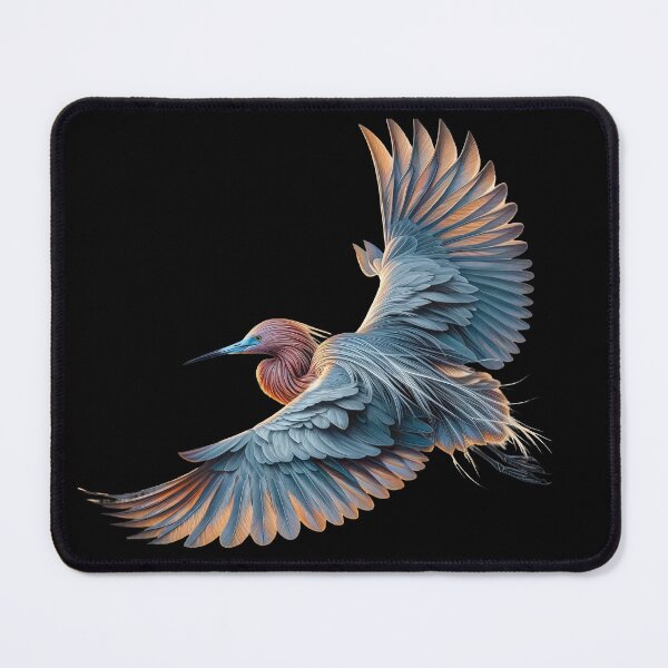 Item preview, Stunning Reddish Egret in Flight Design designed and sold by SandbarTees.