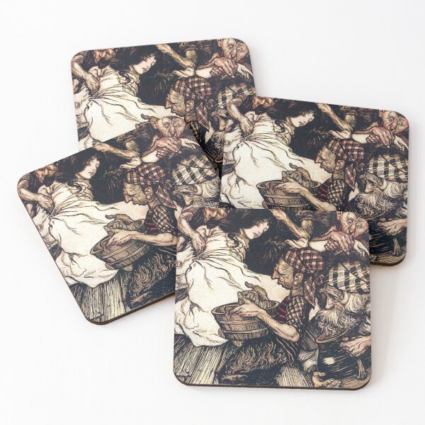 Item preview, Snow White - Brothers Grimm - Arthur Rackham designed and sold by forgottenbeauty.