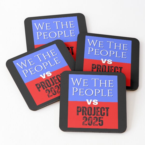 Item preview, We The People vs Project 2025 Save Democracy Political Design designed and sold by EarthArtDesigns.