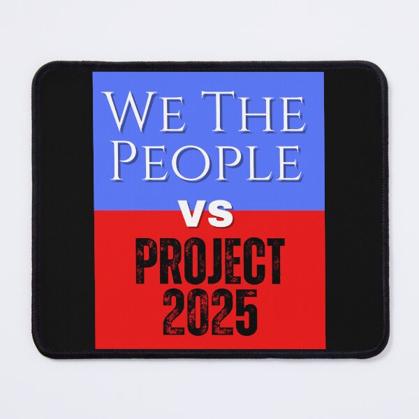 Item preview, We The People vs Project 2025 Save Democracy Political Design designed and sold by EarthArtDesigns.