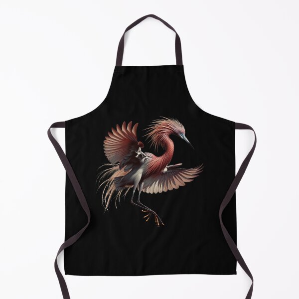 Item preview, Remarkable Reddish Egret in Flight Design designed and sold by SandbarTees.