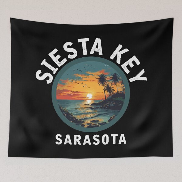 Item preview, Siesta Key - Sarasota (with White Lettering) designed and sold by VelvetRoom.
