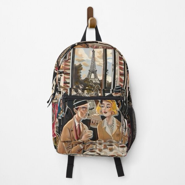 Item preview, 1920s Parisian Café Social Scene designed and sold by CARRAANN.