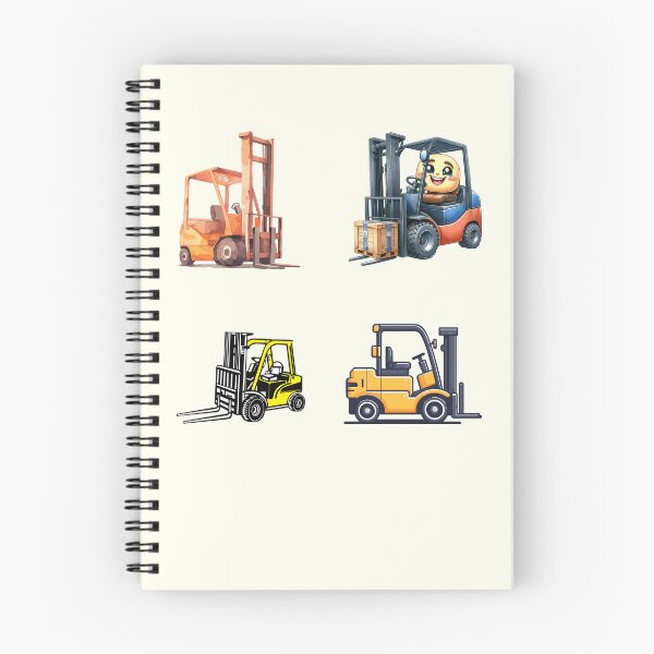 Item preview, Forklift bundle - 4 pieces set designed and sold by EmeraldeaArt.