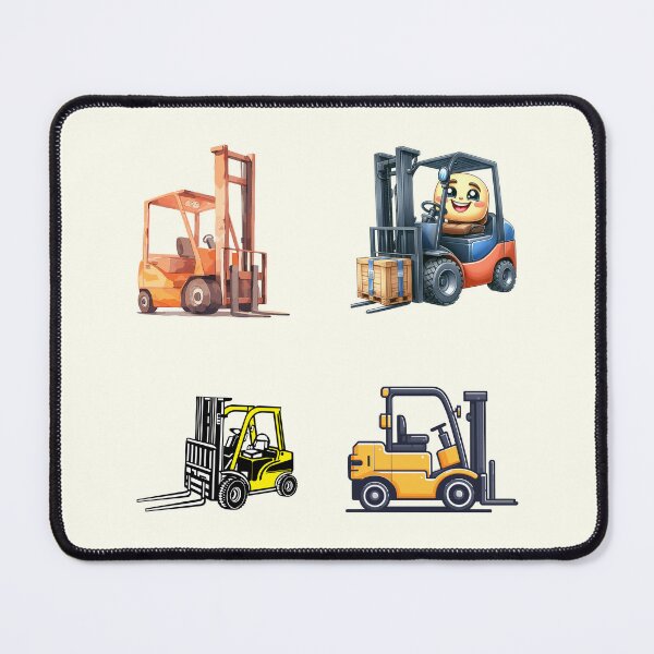 Item preview, Forklift bundle - 4 pieces set designed and sold by EmeraldeaArt.