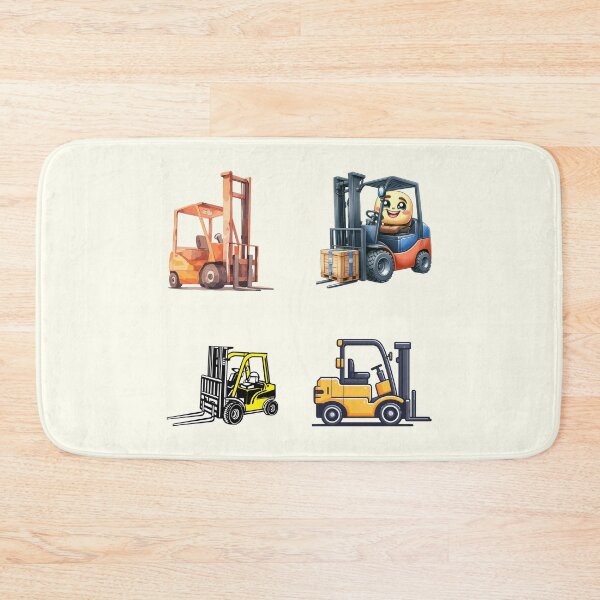 Item preview, Forklift bundle - 4 pieces set designed and sold by EmeraldeaArt.