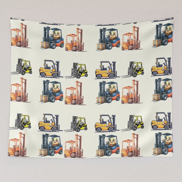 Item preview, Forklift bundle - 4 pieces set designed and sold by EmeraldeaArt.