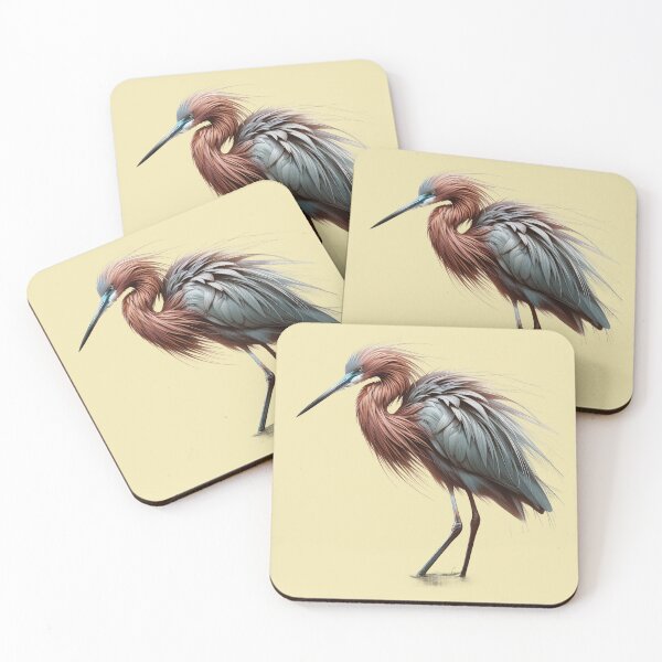 Item preview, Captivating Wading Reddish Egret Design designed and sold by SandbarTees.