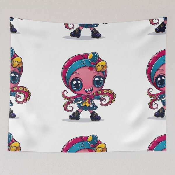 Item preview, chibi octopus v2 designed and sold by Stickio.