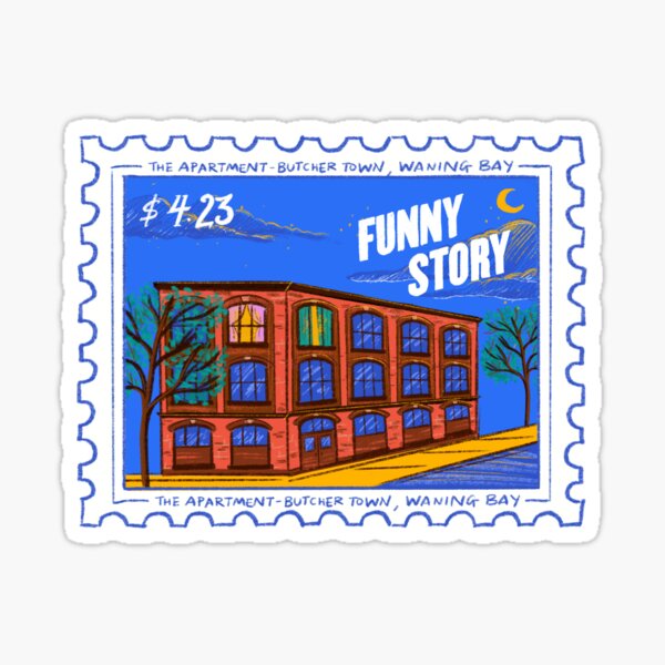 Item preview, Miles’ and Daphne’s Apartment Stamp from Emily Henry's Funny Story designed and sold by busyzoo.
