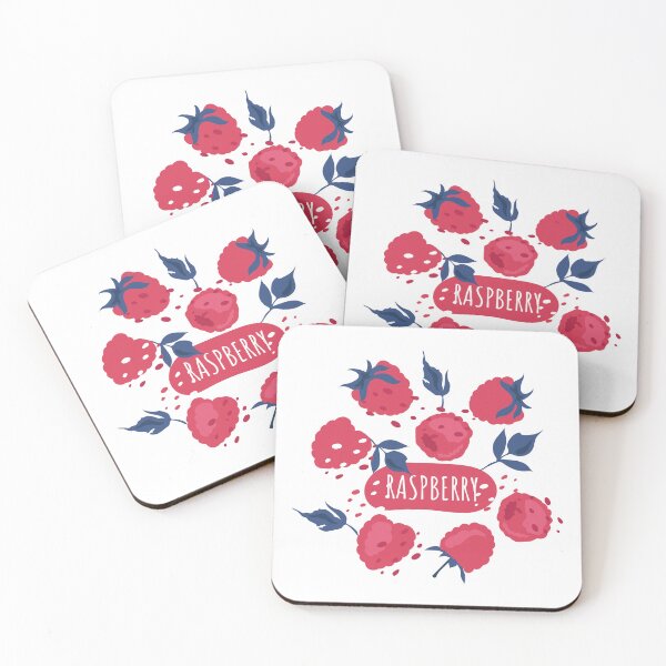 Item preview, Raspberries with blue leaves pattern designed and sold by Deepness2023.