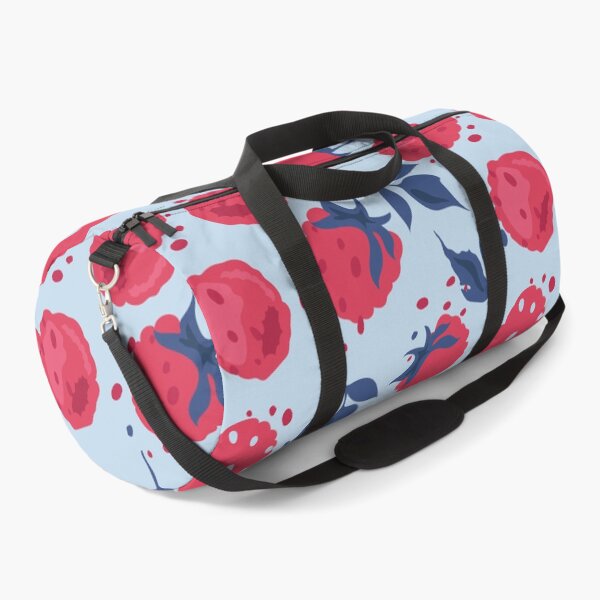 Item preview, Raspberries with blue leaves pattern designed and sold by Deepness2023.
