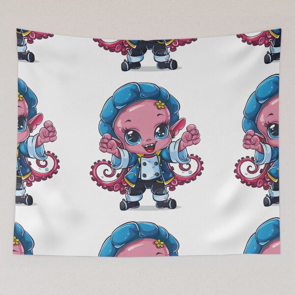 Item preview, chibi octopus v5 designed and sold by Stickio.