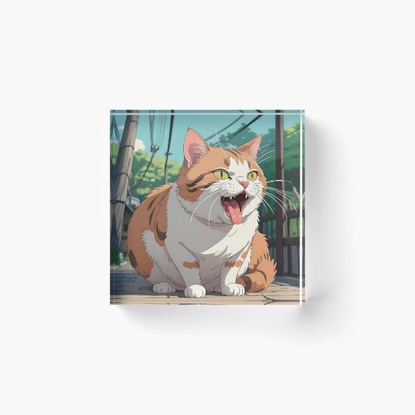 Item preview, Anime Style Coughing Cat designed and sold by Travelcases.
