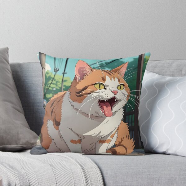 Item preview, Anime Style Coughing Cat designed and sold by Travelcases.
