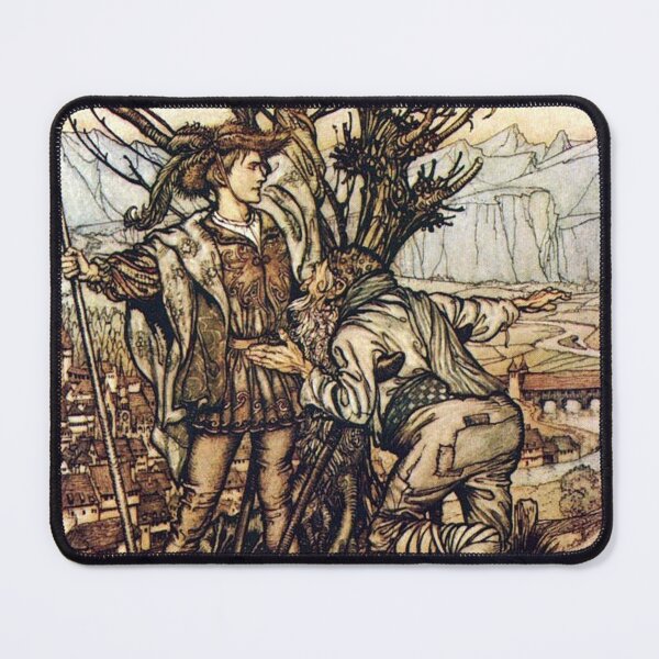 Item preview, El joven príncipe - La bella durmiente o Briar Rose - Arthur Rackham designed and sold by forgottenbeauty.