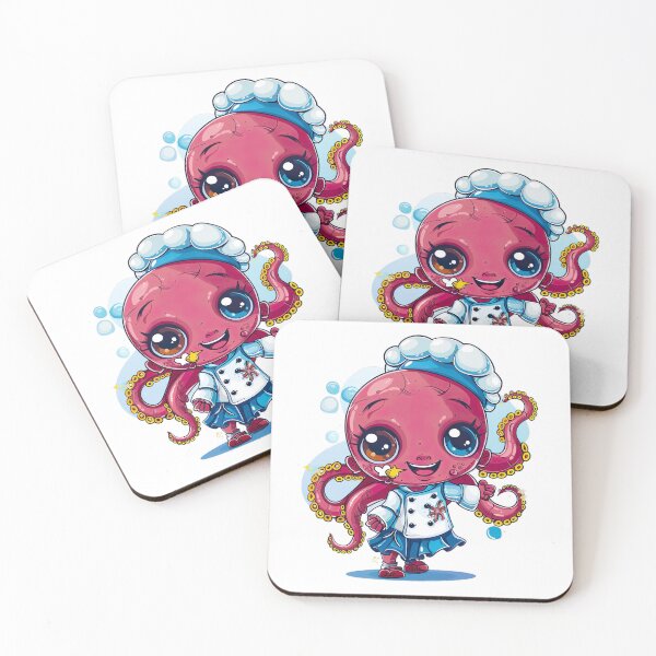 Item preview, chibi octopus v7 designed and sold by Stickio.