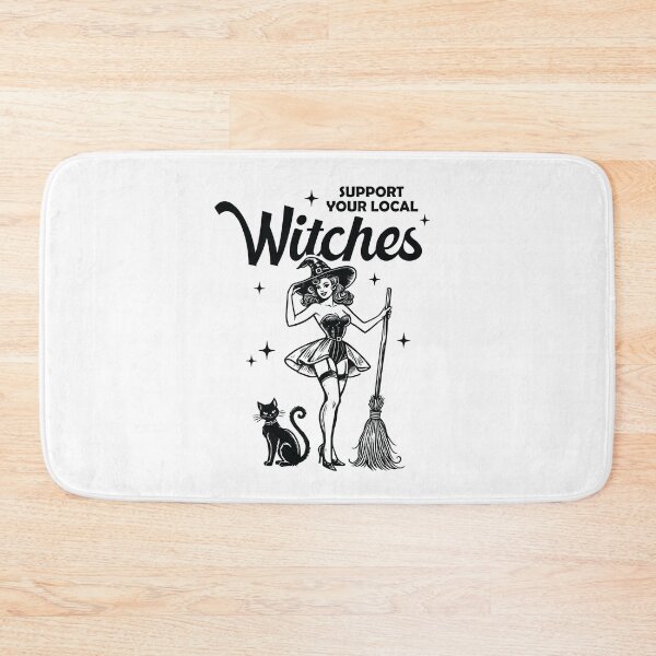 Item preview, Support your local witches - witchy gift for witch goth girl witchcore spooky cute vintage halloween alt funny creepy designed and sold by Fantasy Cache.