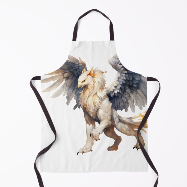 Item preview, Griffin Gryphon Watercolor Mythological Beast designed and sold by ColorFlowArt.