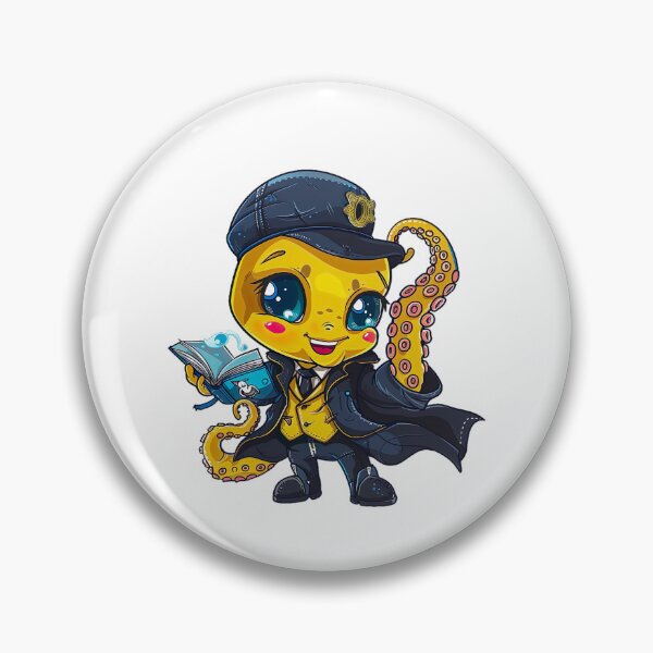 Item preview, chibi octopus v10 designed and sold by Stickio.