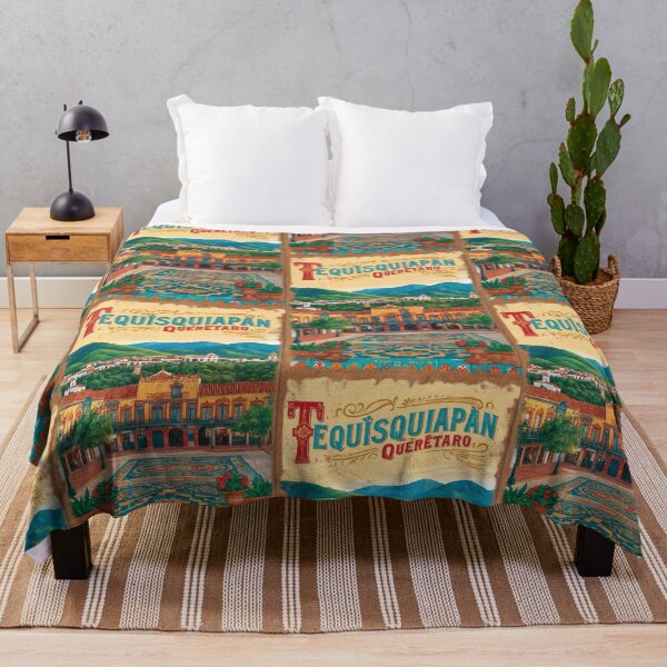 Item preview, Tequisquiapan Queretaro Mexico Magic Town Postcard Vintage Travel designed and sold by TravelPostcardGems.