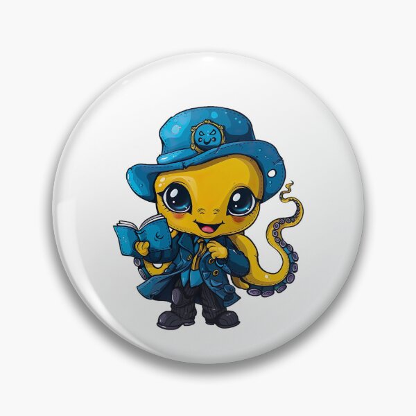 Item preview, chibi octopus v11 designed and sold by Stickio.