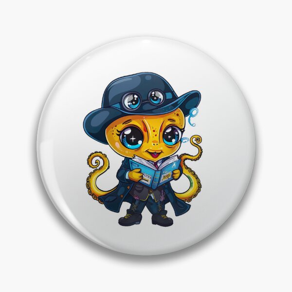 Item preview, chibi octopus v12 designed and sold by Stickio.