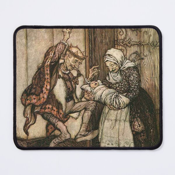 Item preview, La Bella Durmiente o Briar Rose - Hermanos Grimm - Arthur Rackham designed and sold by forgottenbeauty.