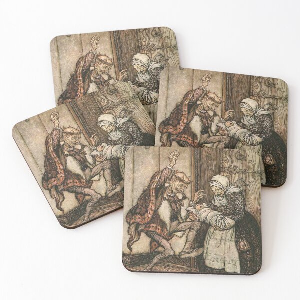 Item preview, Sleeping Beauty or Briar Rose - Brothers Grimm - Arthur Rackham designed and sold by forgottenbeauty.