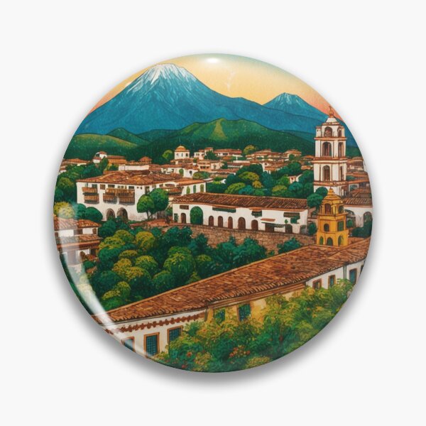 Item preview, Tetela de Ocampo Puebla Mexico Magic Town Postcard Vintage Travel designed and sold by TravelPostcardGems.