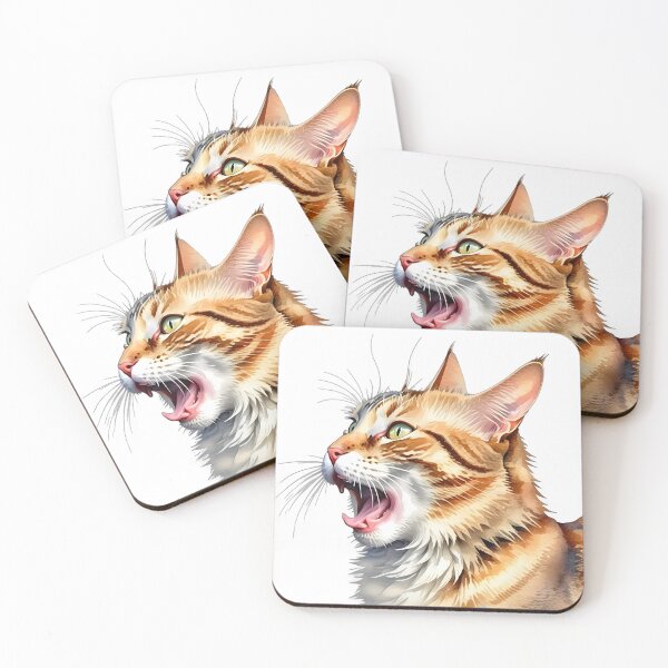 Item preview, Funny Coughing Cat Meme designed and sold by Travelcases.