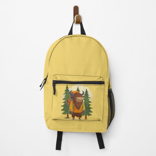 Item preview, Cute Bison Hiking Outdoor Adventure designed and sold by Wild-Co.
