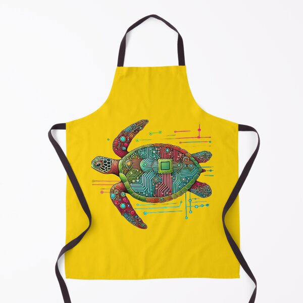 Item preview, Colorful 'Techno' Sea Turtle, Perfect for Honu and Turtle Fans designed and sold by SandbarTees.