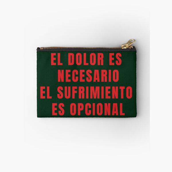 Item preview, PAIN IS NECESSARY SUFFERING IS OPTIONAL POSITIVE SPANISH QUOTES designed and sold by La Loca.