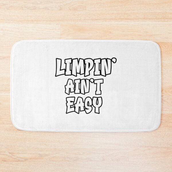 Item preview, Limpin Aint Easy - black text - funny help recovering from surgery designed and sold by EmeraldeaArt.