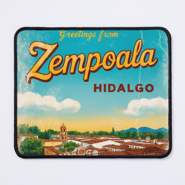 Item preview, Zempoala Hidalgo Mexico Magic Town Postcard Vintage Travel designed and sold by TravelPostcardGems.