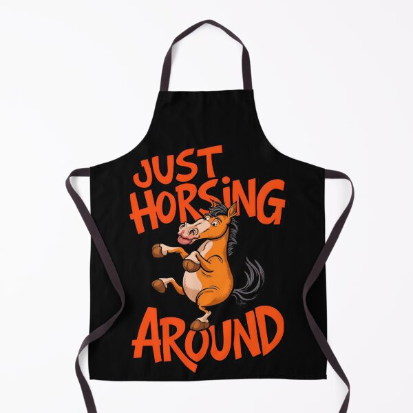 Item preview, Just Horsing Around Funny Horse Quote designed and sold by TheArtOfPat.