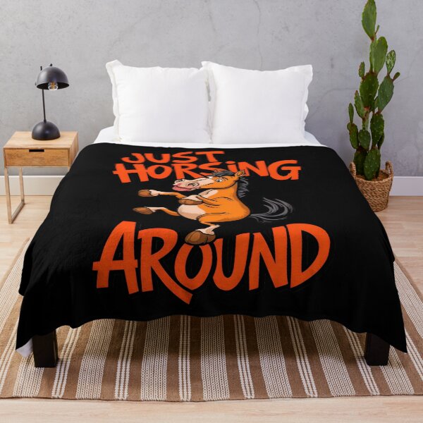 Item preview, Just Horsing Around Funny Horse Quote designed and sold by TheArtOfPat.