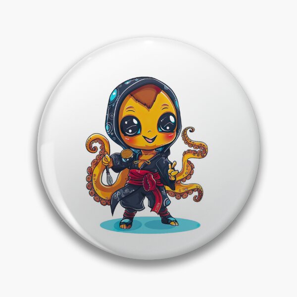 Item preview, chibi octopus v19 designed and sold by Stickio.