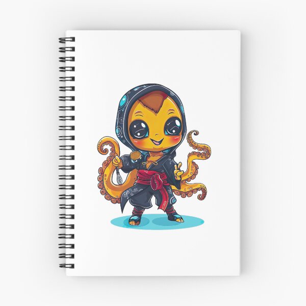 Item preview, chibi octopus v19 designed and sold by Stickio.