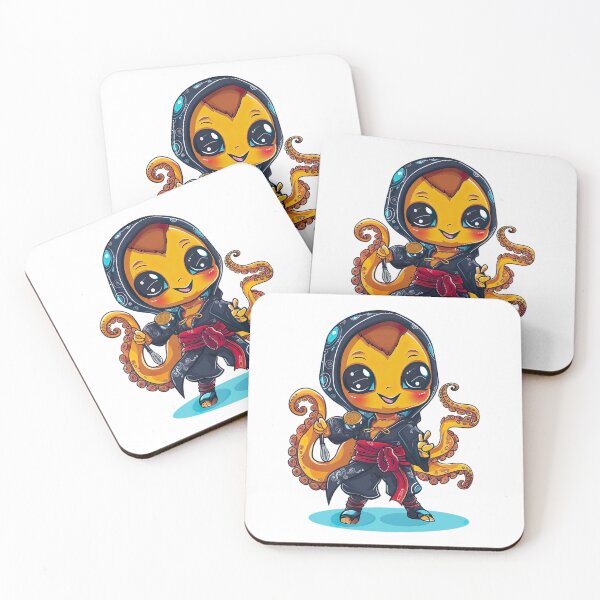 Item preview, chibi octopus v19 designed and sold by Stickio.