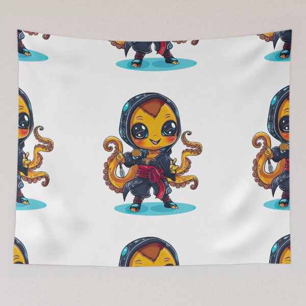 Item preview, chibi octopus v19 designed and sold by Stickio.