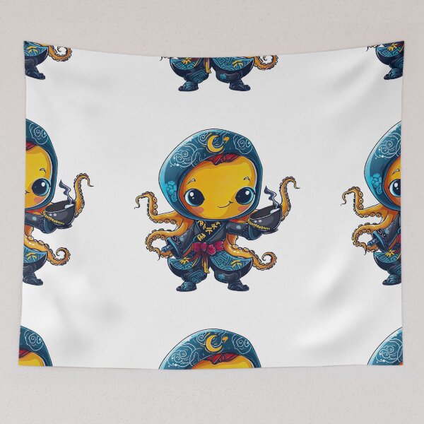 Item preview, chibi octopus v20 designed and sold by Stickio.